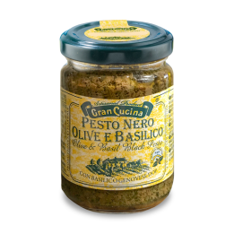 Pesto z černých oliv a bazalky 130 g