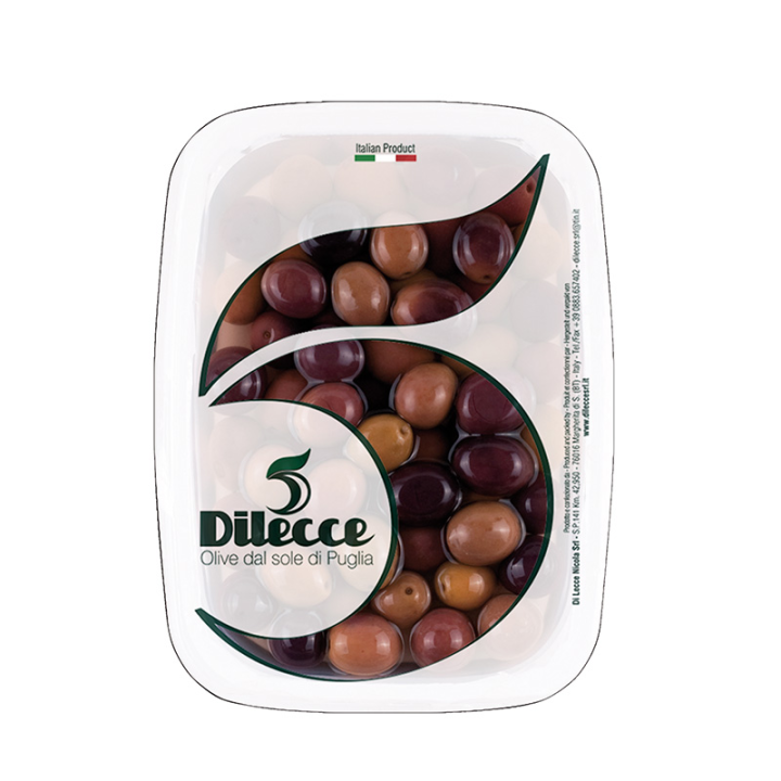 Olivy sušené Leccino s pomerančovou příchutí 200 g 2