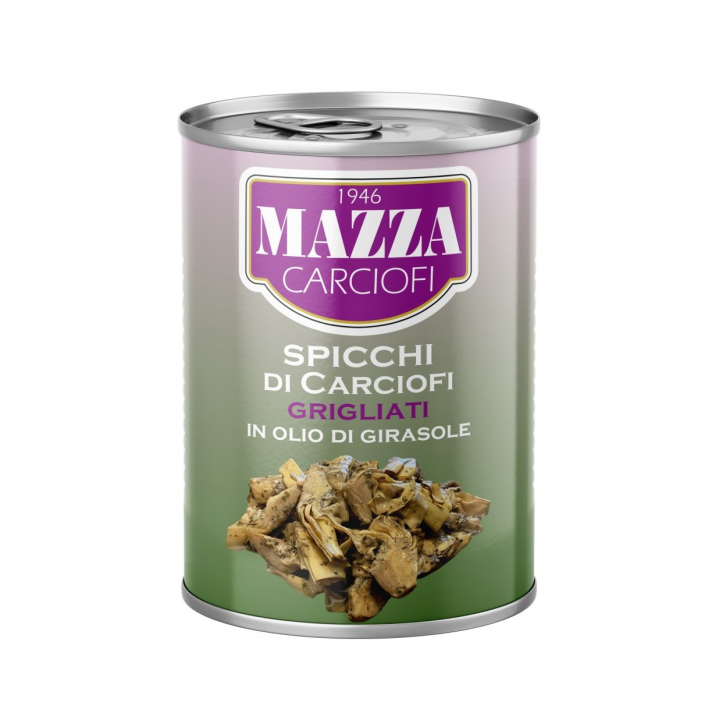 Grilované artyčoky ve slunečnicovém oleji - čtvrtky 400g