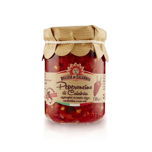 Chilli papričky krájené v olivovém oleji 135g