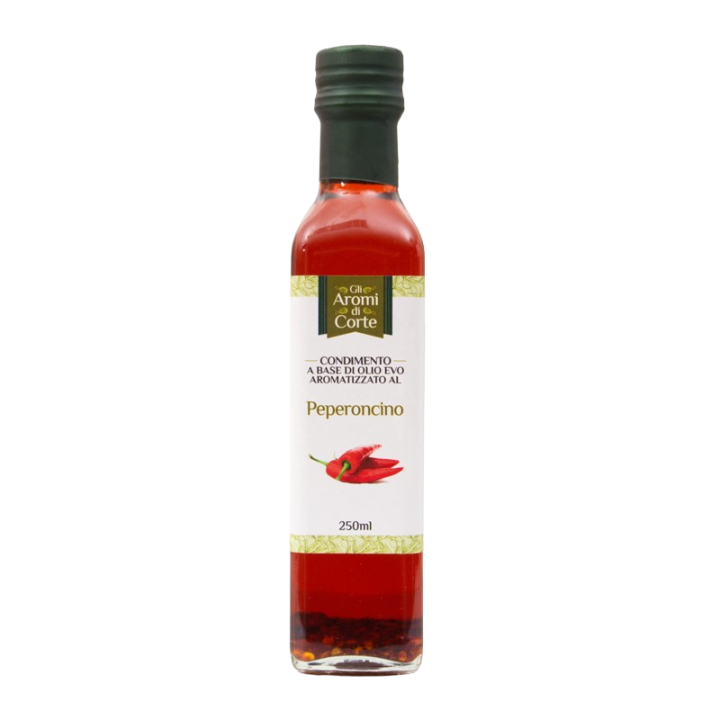 Ochucený extrapanenský olivový olej s chilli papričkami 250ml