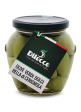 Zelené olivy Bella di Cerignola ve skle orcio - celé 320g