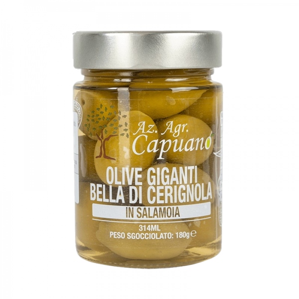 Olivy obří Bella di Cerignola ve sklenici 314ml
