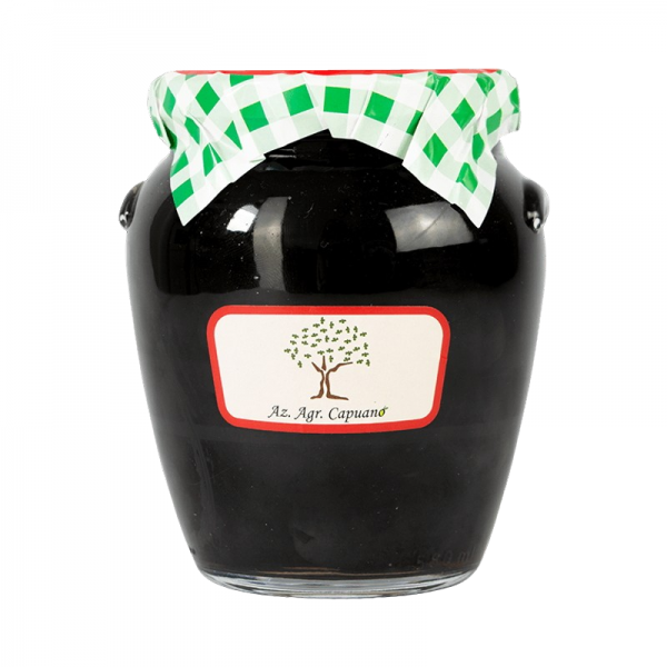 Olivy černé Bella di Cerignola ve sklenici 580g