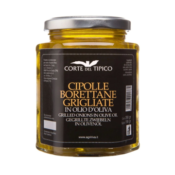 Grilované cibulky „borettane“ v olivovém oleji 290g