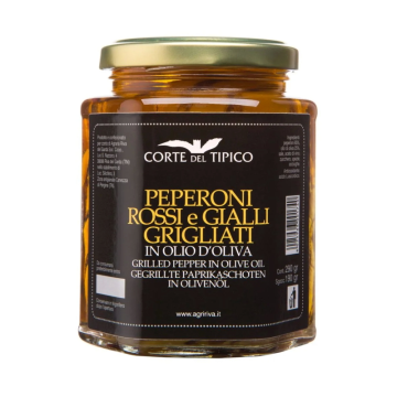 Grilované papriky naložené v olivovém oleji 290g