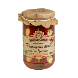 Chilli papričky plněné sýrem Pecorino 270g