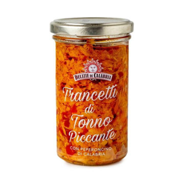 Kousky tuňáka s kalábrijským chilli 290g
