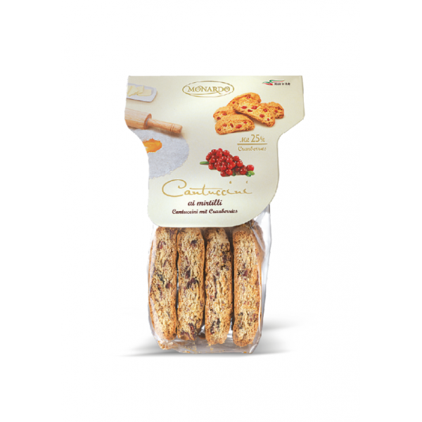 Cantuccini s brusinkami 220g