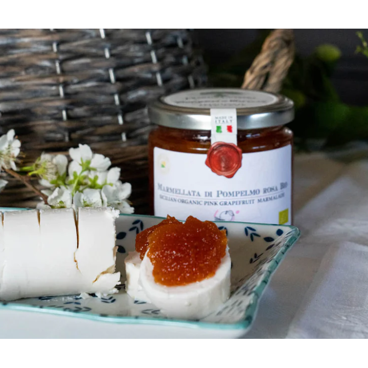 BIO marmeláda z růžového grapefruitu 225g