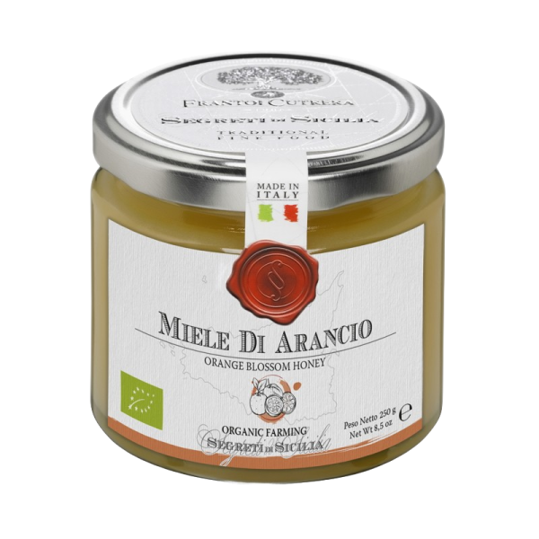 BIO med z květů sicilských pomerančovníků 250g