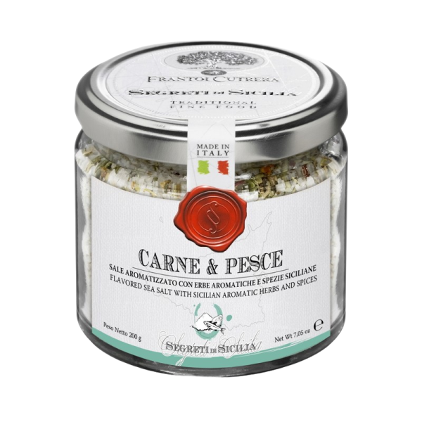 Sicilská mořská sůl ochucená - na maso a ryby 200g