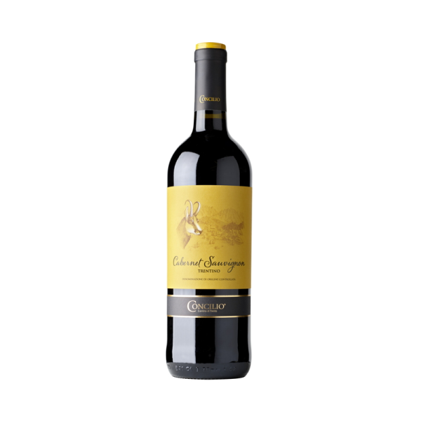 Víno červené Cabernet Sauvignon Trentino DOC 0,75l