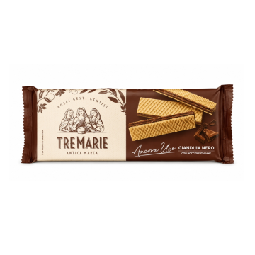Plněné oplatky s krémem z čokolády Gianduia 140g