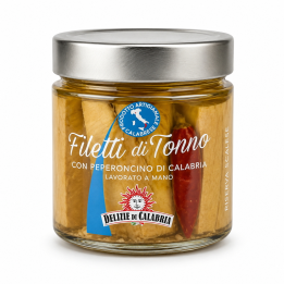 Filety z tuňáka s kalábrijským chilli 230g